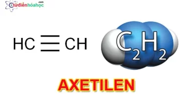 Công thức cấu tạo Axetilen